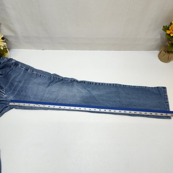 Levis 505 Straight Leg Denim Jeans Women's 8L- W29 L34 Classic Fit Faded Denim - Picture 8 of 8